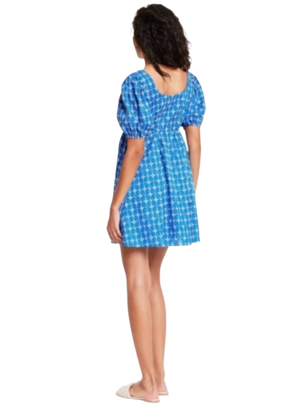 Rhode x Target Blue Eyelet Mini Dress - Picture 2 of 10